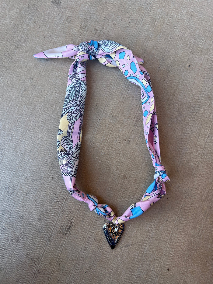 Hope Blooms Scarf Necklace
