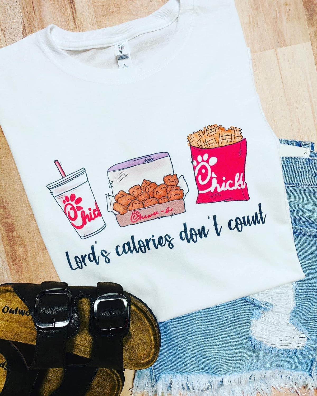 30002- Lord’s Calories Don’t Count Short Sleeve Graphic Tee