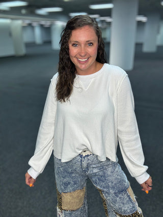 The Easy Days Vintage Knit Top | POL ATLANTA
