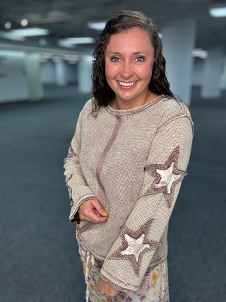 The Starlight Patchwork Thermal Top | POL ATLANTA