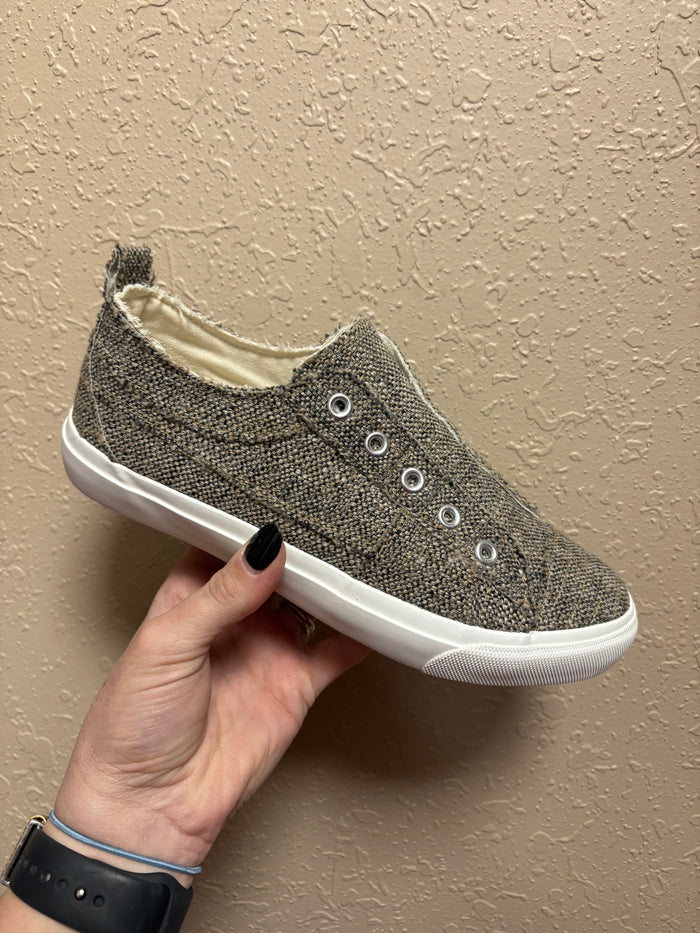 Brown Tweed Corky Babalu Sneakers