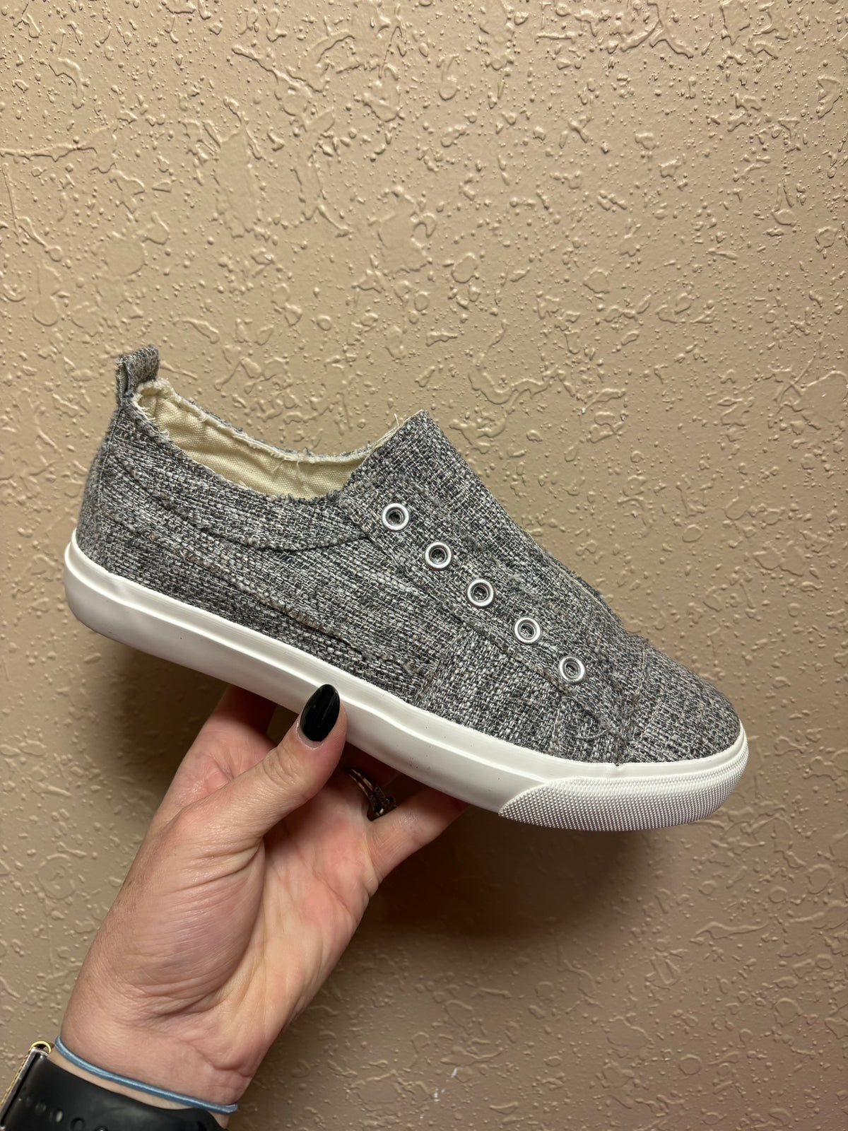 Grey Tweed Corky Babalu Sneakers