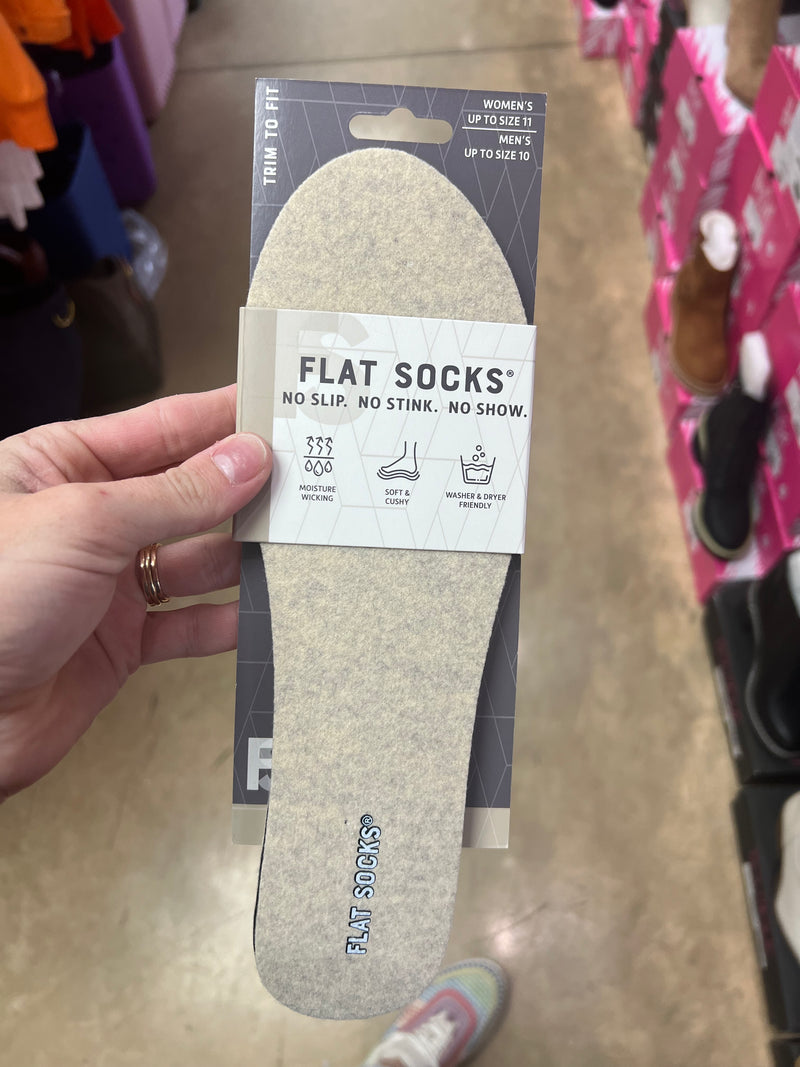 833- Flat Socks [PICK YOUR COLOR]