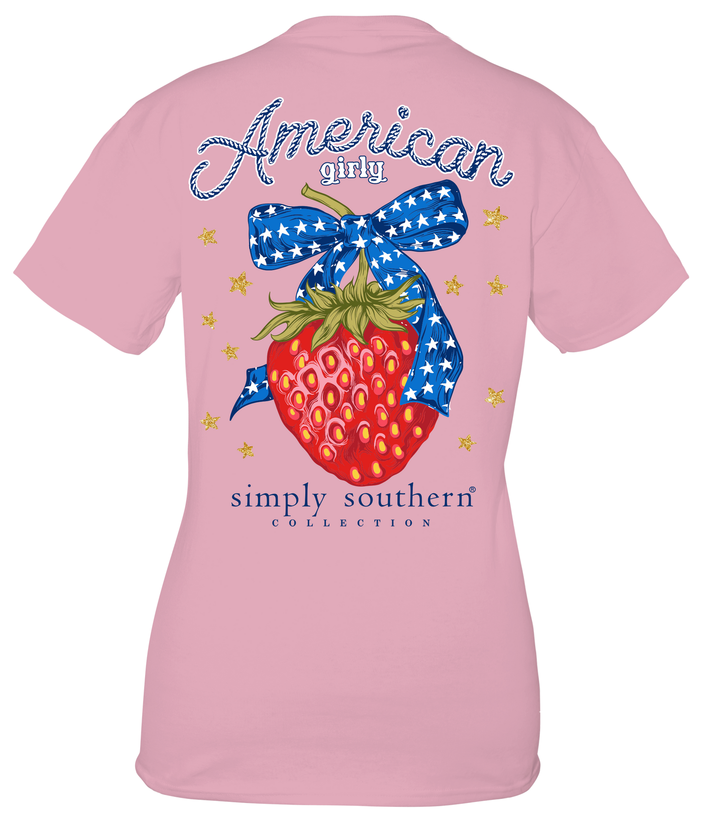 2362- American Girly Short Sleeve T-Shirt by Simply Southern