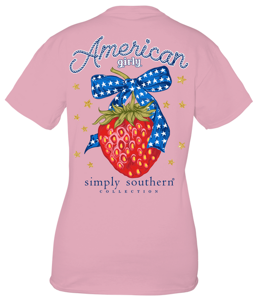 2362- American Girly Short Sleeve T-Shirt by Simply Southern