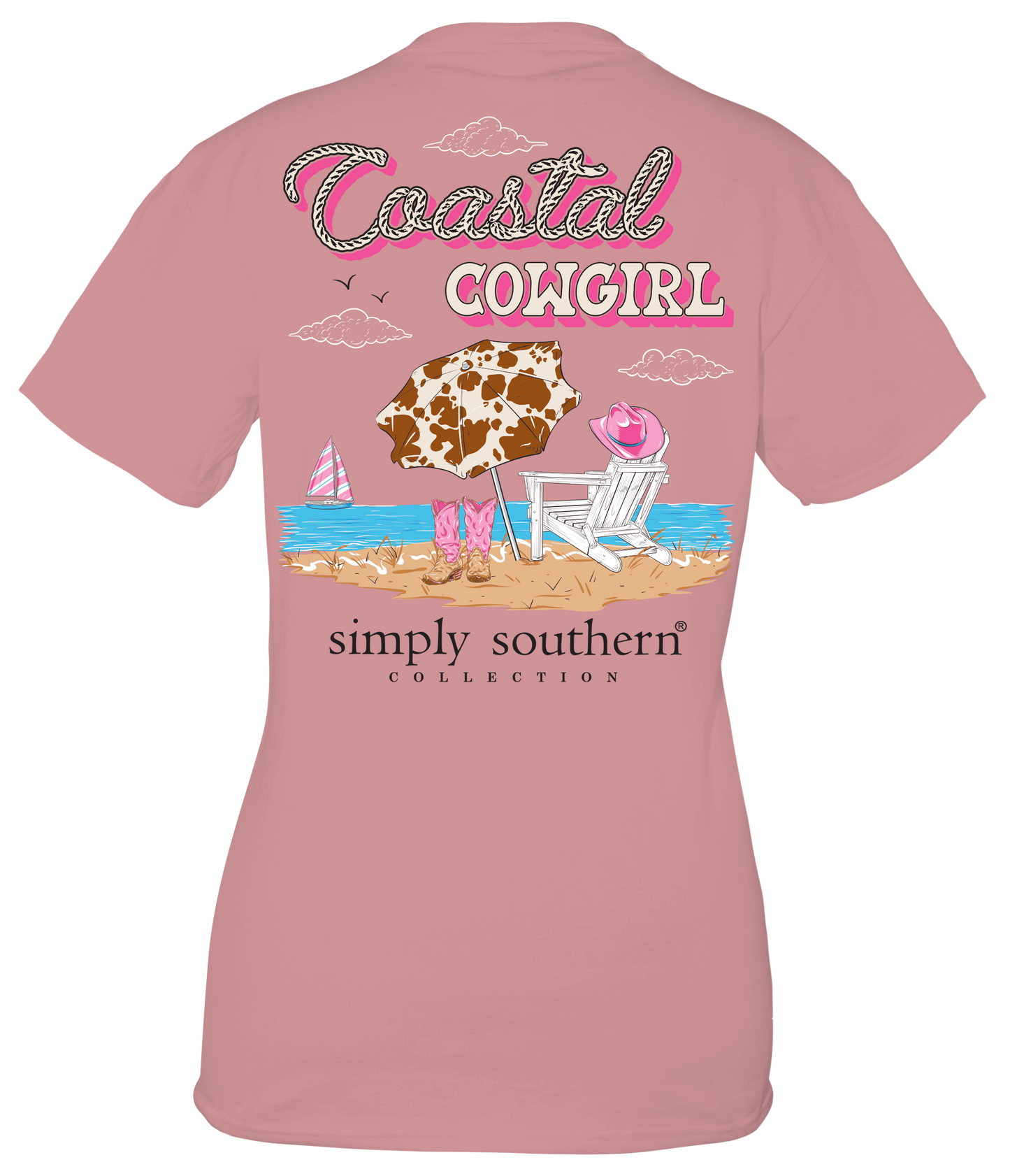 2363- Coastal Cowgirl Short Sleeve T-Shirt by Simply Southern