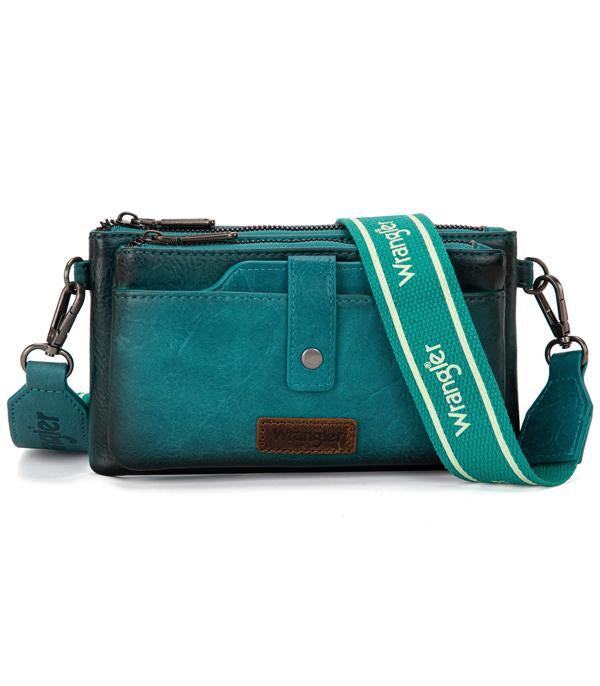 2929- Turquoise Crossbody Wrangler Purse