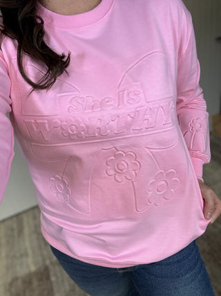 Embossed Pullover by JadyK *2 options!*