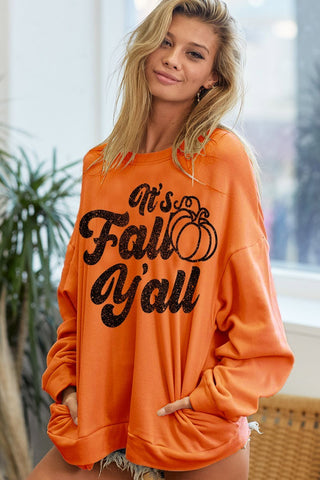 It’s Fall Y’all Jersey Knit Pullover