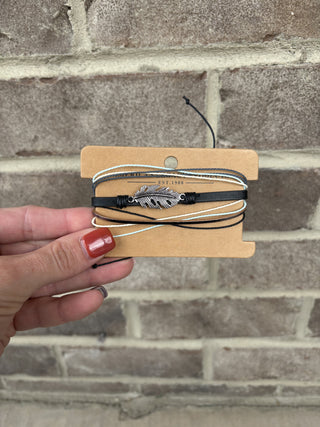 3816- Leather Bracelets w/ Pendants & Accessories *MULTIPLE OPTIONS*