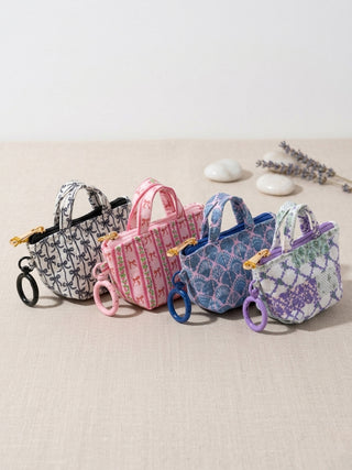 Simply Southern Quilted Mini Tote Keychain by Simply Southern