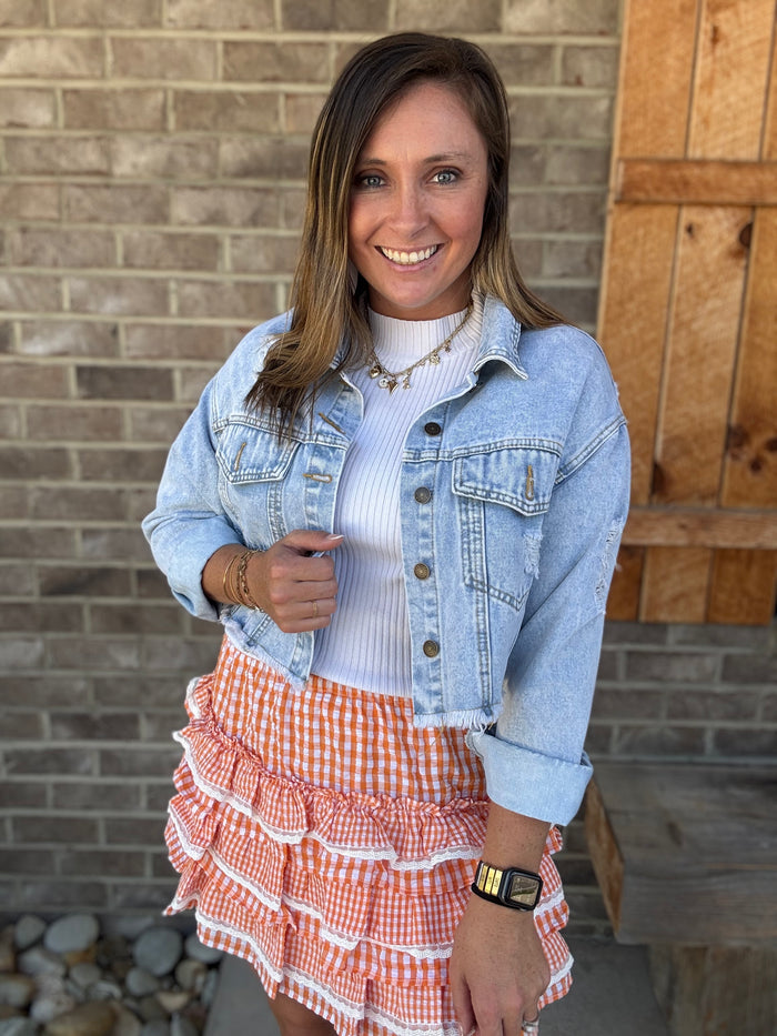 University of Tennessee Campus Classic Skyline Denim Jacket *TN COLLECTION*