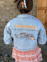 University of Tennessee Campus Classic Skyline Denim Jacket *TN COLLECTION*