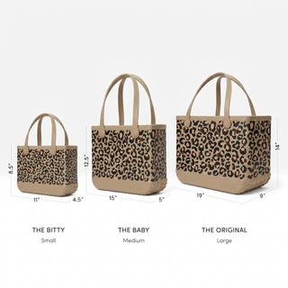 Brown Leopard Bogg Bag *3 SIZES*