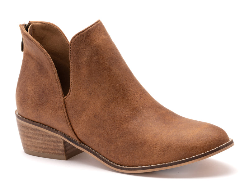 9143- Caramel Vanish Booties by Corkys