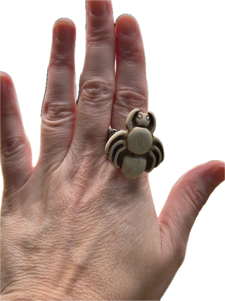 Spider Stretch Ring | Indigo Blue | PREORDER