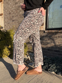 Hear Me Roar Animal Print Jeans by Sterling Kreek