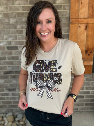 *PREORDER* Give Thanks Fall Graphic Tee