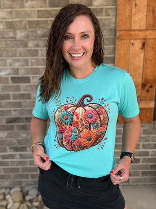 *PREORDER* Stitched Pumpkin Fall Graphic Tee