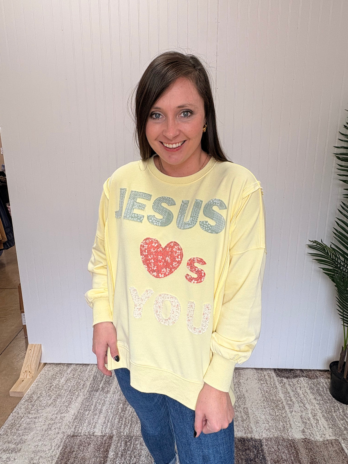 Jesus Loves You Patch Top by MittoShop