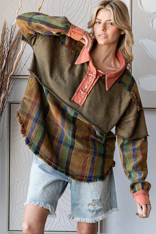 Fabric Mixed Shirt | OLI & HALI ATLANTA