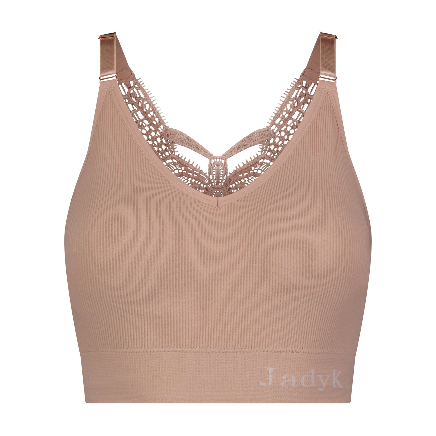 Jules Ribbed Crochet Bralette