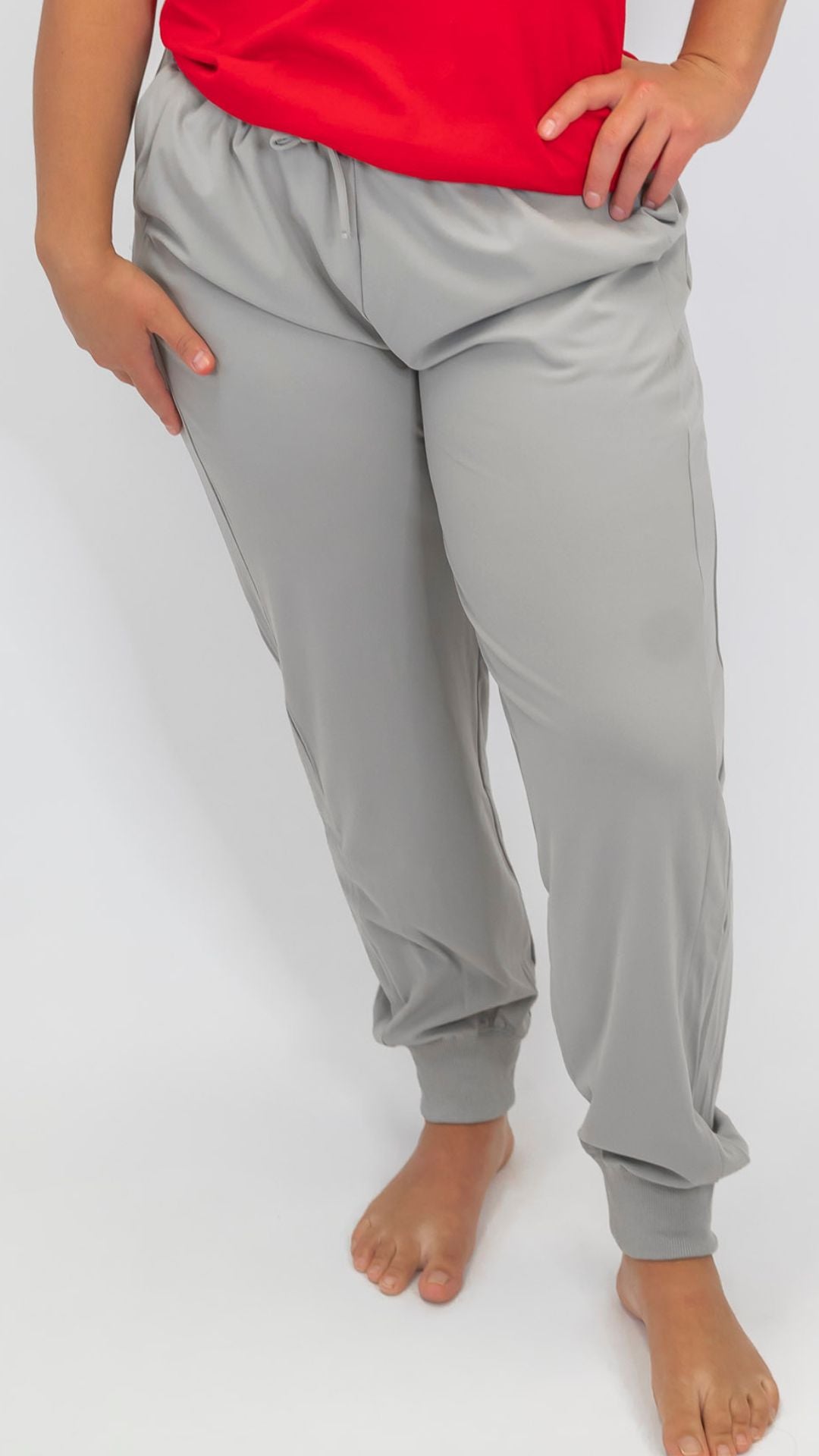Misty Grey Everyday Joggers by Salty Wave