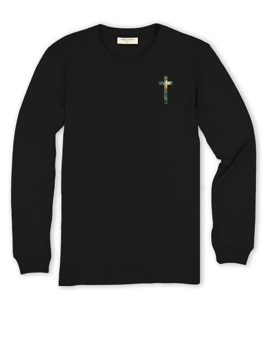 2766- God Turns Broken Pieces Long Sleeve T-Shirt by Simply Southern