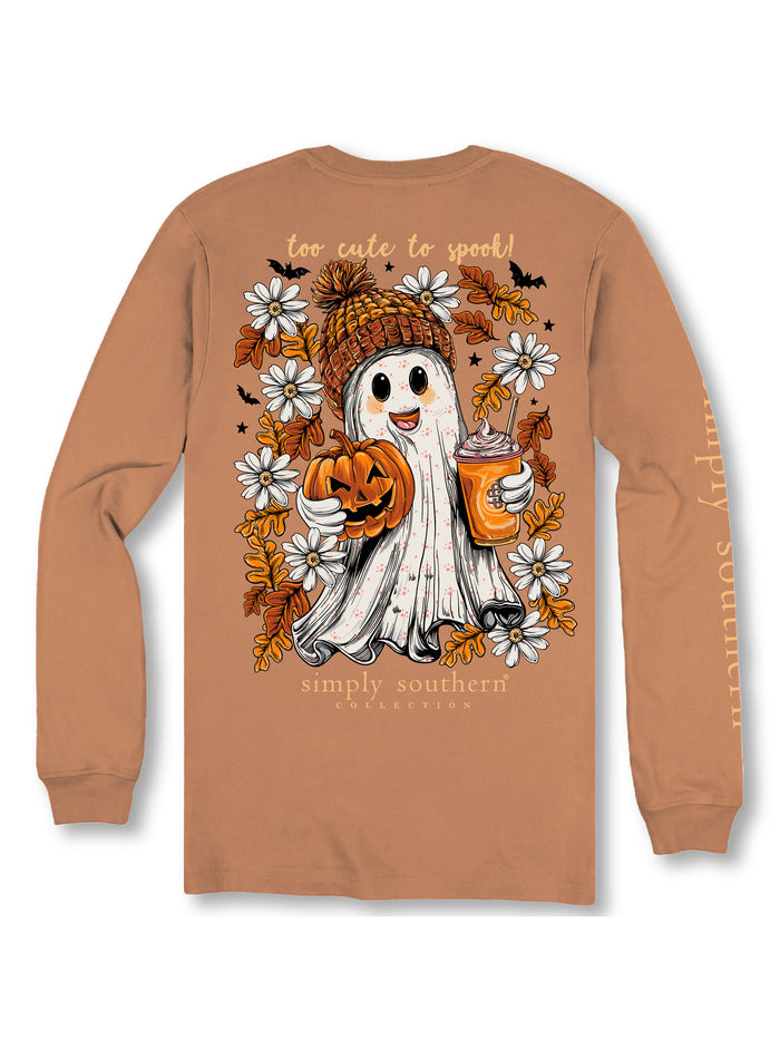 Too Cute To Spook Long Sleeve T-Shirt by Simply Southern
