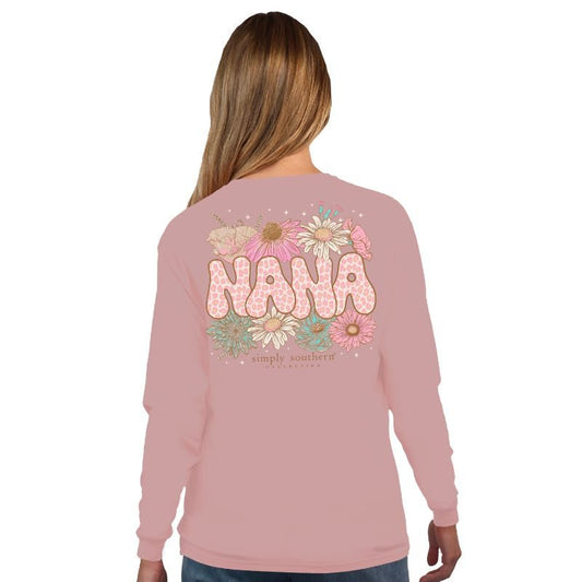 10066- Leopard Nana Long Sleeve T-Shirt by Simply Southern