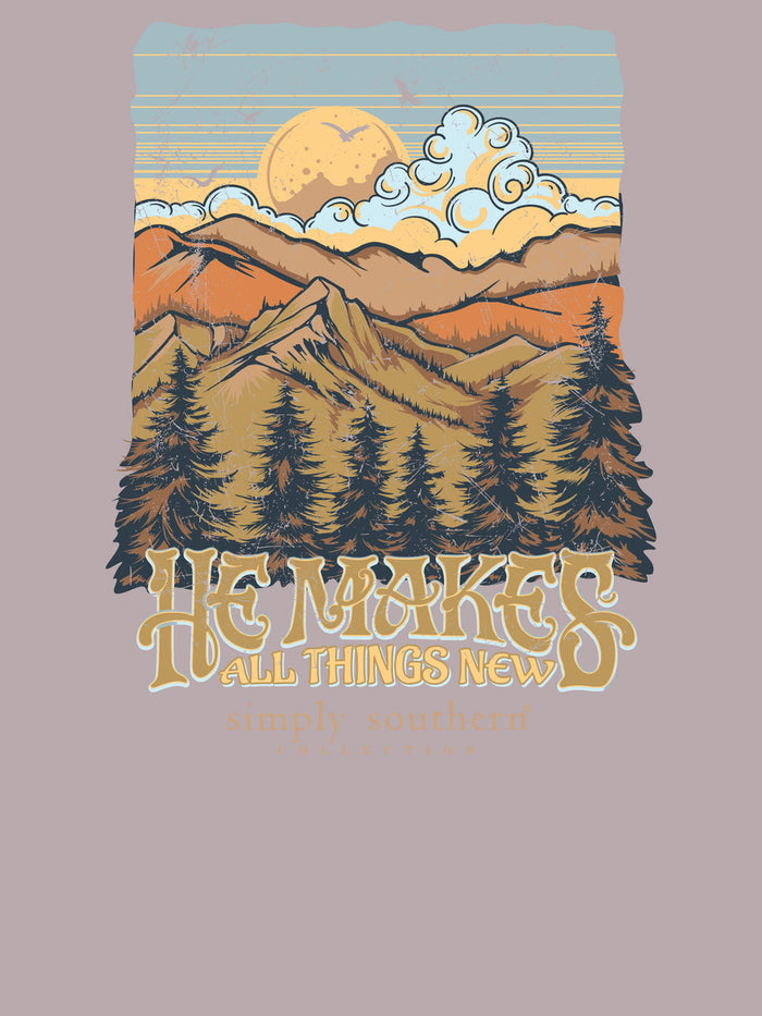 He Makes All Things New Long Sleeve T-Shirt by Simply Southern