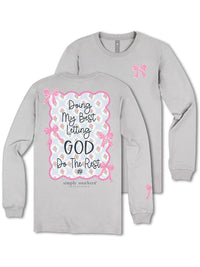 Doing My Best, Letting God Do The Rest Long Sleeve T-Shirt by Simply Southern