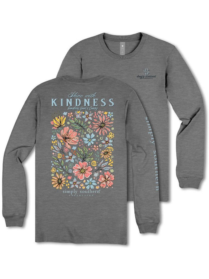 Shine with Kindness Long Sleeve T-Shirt by Simply Southern
