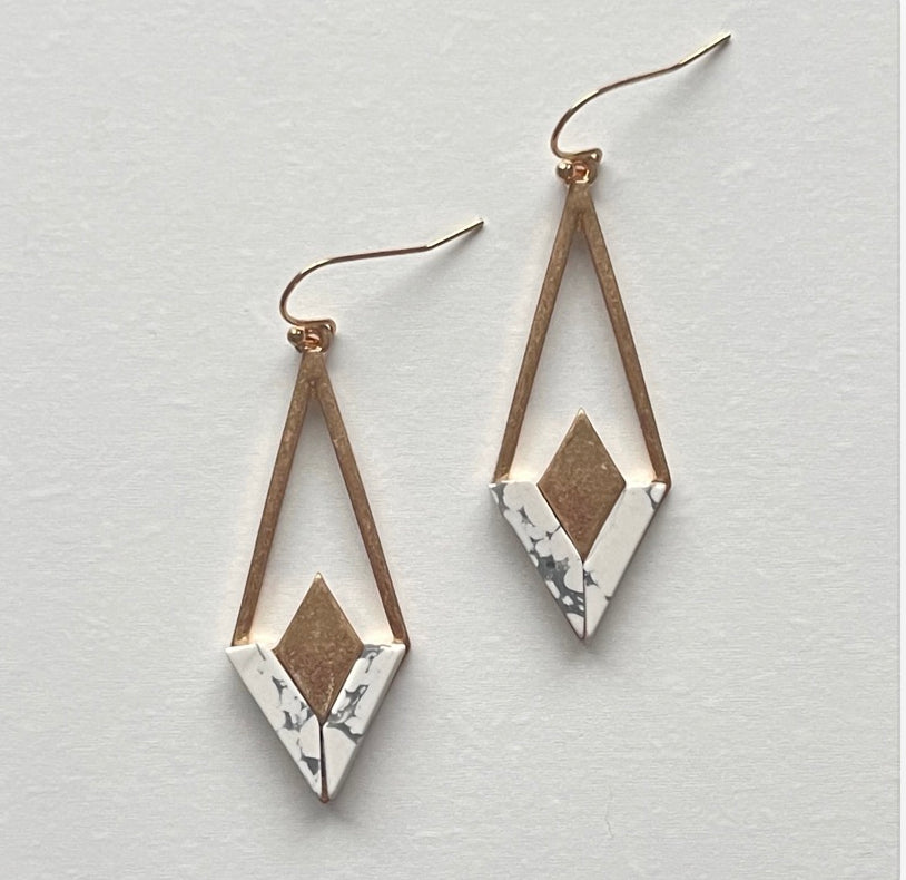 Modern Expressions Earrings (Gold)