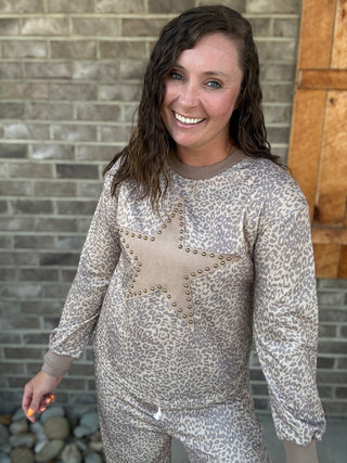 Leopard Stud Star Loose Set *BRUMLEYS LABEL*