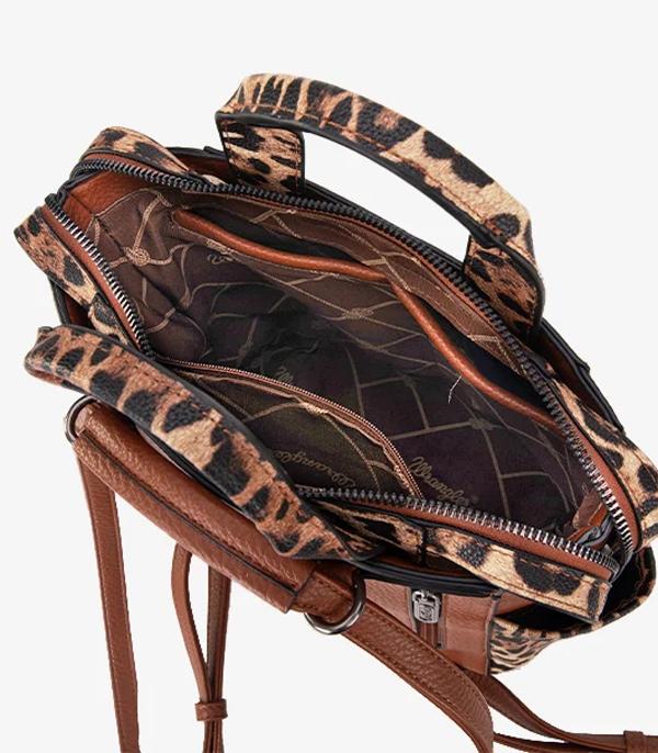 3788- Leopard Wrangler Convertile Backpack