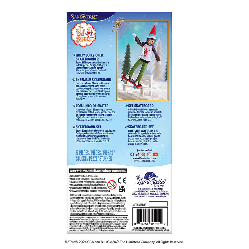 MagiFreez® Holly Jolly Ollie Skateboard Set by The Elf On The Shelf