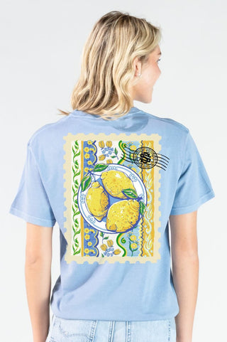 Vintage Lemon Stamp Graphic Tee by Simply Southern