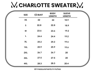 IN STOCK Charlotte Sweater - Teal and Ivory