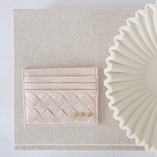 Mariah Woven Small Card Holder Wallet-Wallet-Pretty Simple