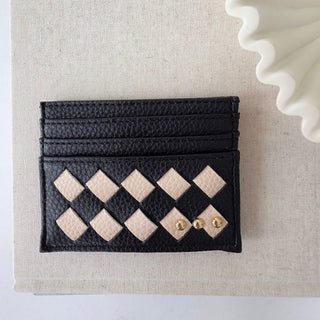 Mariah Woven Small Card Holder Wallet-Wallet-Pretty Simple