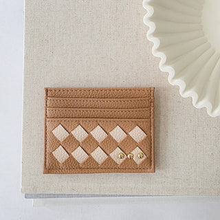 Mariah Woven Small Card Holder Wallet-Wallet-Pretty Simple