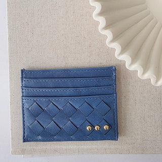 Mariah Woven Small Card Holder Wallet-Wallet-Pretty Simple