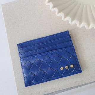 Mariah Woven Small Card Holder Wallet-Wallet-Pretty Simple