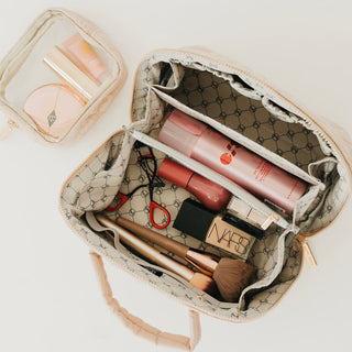 Martha Quilted Cosmetics Bag-Make Up Bag-Pretty Simple