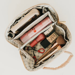 Martha Quilted Cosmetics Bag-Make Up Bag-Pretty Simple