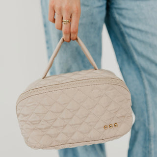 Martha Quilted Cosmetics Bag-Make Up Bag-Pretty Simple