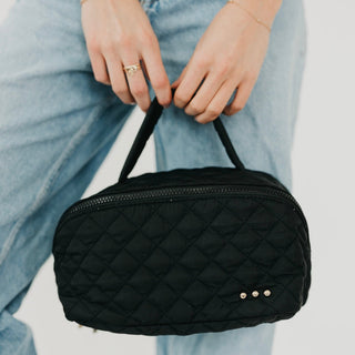 Martha Quilted Cosmetics Bag-Make Up Bag-Pretty Simple