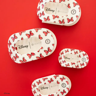 Disney: Minnie Loves Her Bows! Round Shaped Flat Hair Clip by Teleties