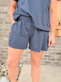 Navy Boxer Shorts w/ Side Seam by Royce